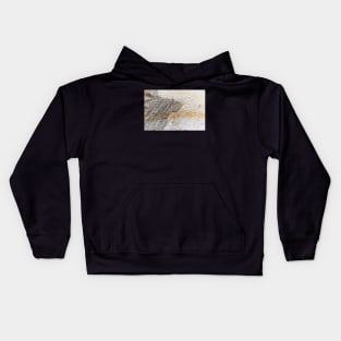 Stone Wall Falling Apart From Crack Kids Hoodie